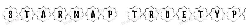 starmap truetype字体转换